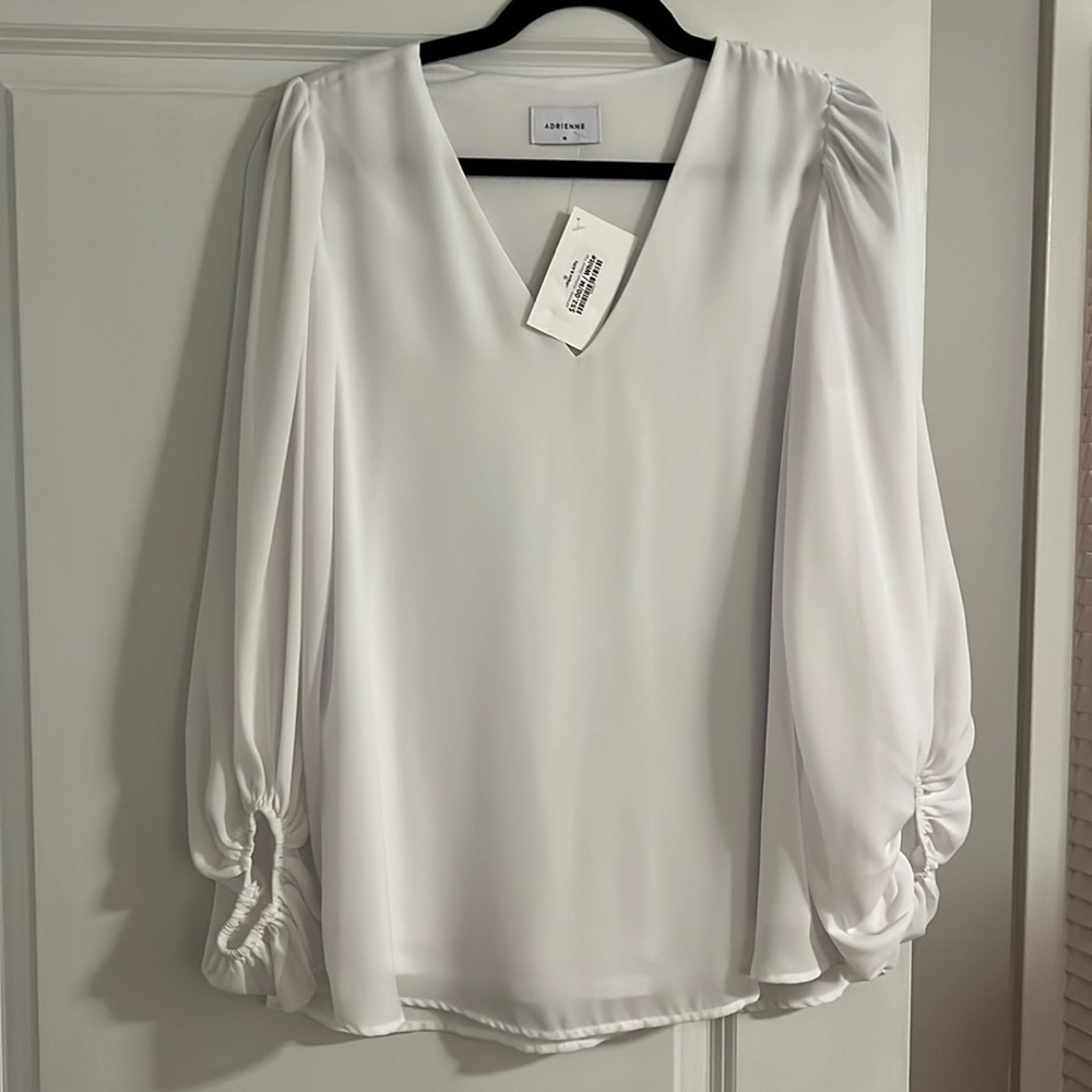 White Adrienne blouse